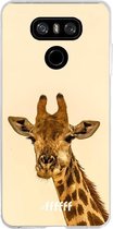LG G6 Hoesje Transparant TPU Case - Giraffe #ffffff