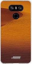 LG G6 Hoesje Transparant TPU Case - Sand Dunes #ffffff