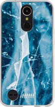 LG K10 (2017) Hoesje Transparant TPU Case - Cracked Ice #ffffff