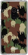 Xiaomi Mi Mix 2 Hoesje Transparant TPU Case - Graffiti Camouflage #ffffff