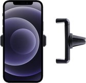 Shop4 - iPhone 12 Autohouder Verstelbare Ventilatierooster Houder Zwart