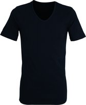 Gotzburg heren T-shirt slim fit V-hals 95/5 (1-pack) - stretch ondershirt - zwart - Maat: XXL