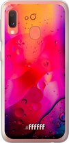 Samsung Galaxy A20e Hoesje Transparant TPU Case - Colour Bokeh #ffffff