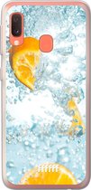 Samsung Galaxy A20e Hoesje Transparant TPU Case - Lemon Fresh #ffffff
