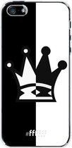 6F hoesje - geschikt voor iPhone SE (2016) -  Transparant TPU Case - Chess #ffffff