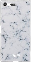 Sony Xperia XZ Premium Hoesje Transparant TPU Case - Classic Marble #ffffff