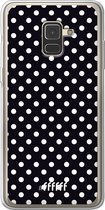 Samsung Galaxy A8 (2018) Hoesje Transparant TPU Case - Onyx Dots #ffffff