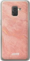Samsung Galaxy A8 (2018) Hoesje Transparant TPU Case - Sandy Pink #ffffff
