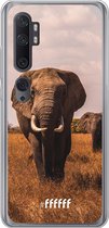 Xiaomi Mi Note 10 Hoesje Transparant TPU Case - Elephants #ffffff