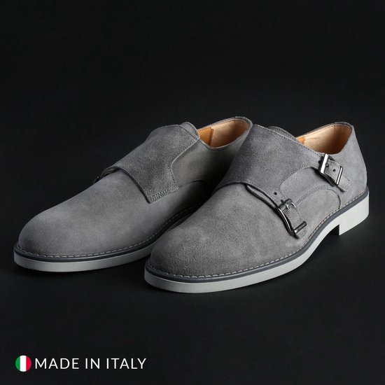 bol.com | Madrid - Platte schoenen - Heren - 600_CAMOSCIO - gray