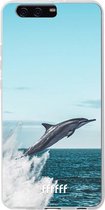 Huawei P10 Plus Hoesje Transparant TPU Case - Dolphin #ffffff