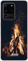 Samsung Galaxy S20 Ultra Hoesje Transparant TPU Case - Bonfire #ffffff