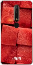 Nokia X6 (2018) Hoesje Transparant TPU Case - Sweet Melon #ffffff