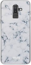 Samsung Galaxy J8 (2018) Hoesje Transparant TPU Case - Classic Marble #ffffff