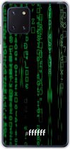 Samsung Galaxy Note 10 Lite Hoesje Transparant TPU Case - Hacking The Matrix #ffffff