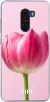 Xiaomi Pocophone F1 Hoesje Transparant TPU Case - Pink Tulip #ffffff