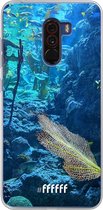 Xiaomi Pocophone F1 Hoesje Transparant TPU Case - Coral Reef #ffffff