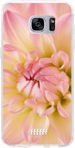 Samsung Galaxy S7 Hoesje Transparant TPU Case - Pink Petals #ffffff