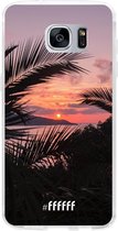 Samsung Galaxy S7 Hoesje Transparant TPU Case - Pretty Sunset #ffffff
