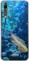 Huawei P20 Pro Hoesje Transparant TPU Case - Coral Reef #ffffff