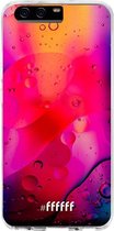 Huawei P10 Hoesje Transparant TPU Case - Colour Bokeh #ffffff