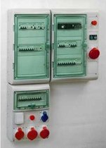 Schneider Electric kaedra/mureva waterdichte zekeringkast met din-rail 3-rijen 36 modules (13985)