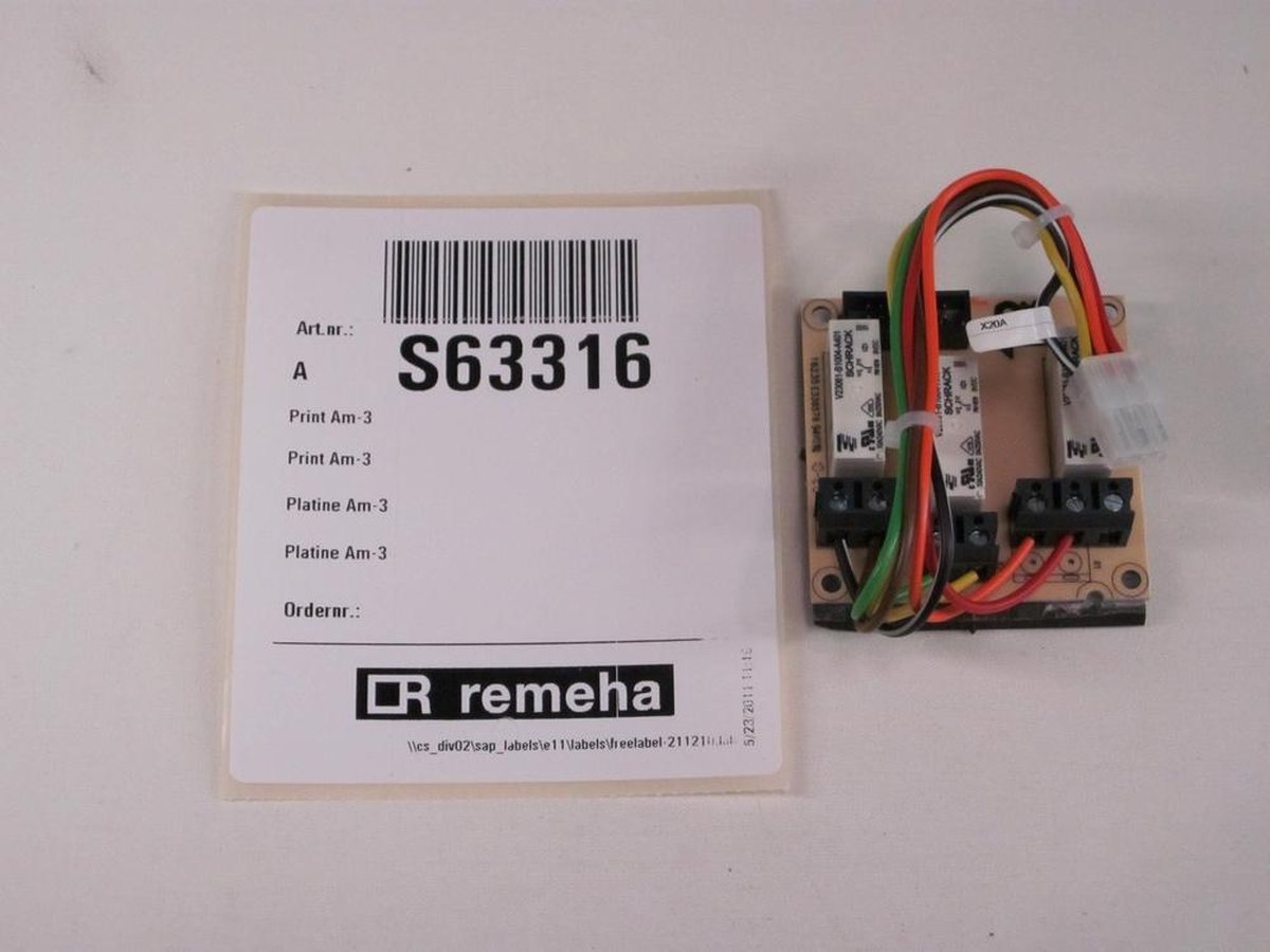 Remeha Quinta Solo en andere series signaleringsprintplaat AM3