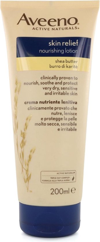 Aveeno Skin Relief Moisturising Lotion - 200 ml (voor zeer droge, gevoelige en geirriteerde huid)