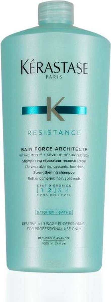 Kérastase Resistance Bain Force Architecte Shampoo - 1000 ml