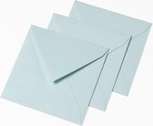 Enveloppen – Gegomd – Lichtblauw – 14x14 cm –  100 stuks