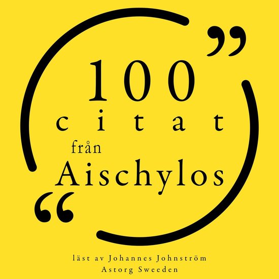 100 citat från Aeschylus - cover