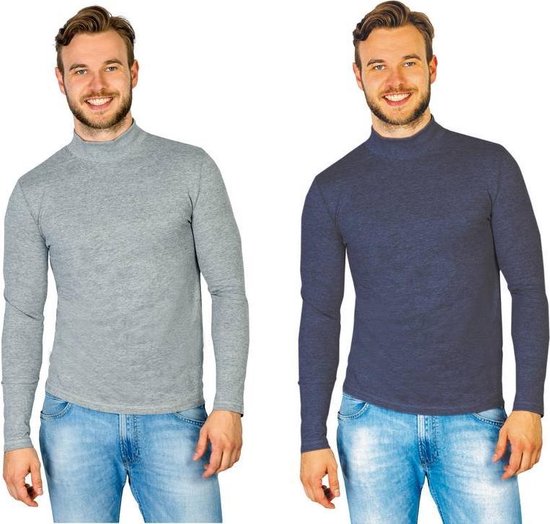 French Connection Heren Polo's met lange mouwen Donker Marineblauw