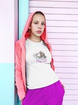 Billie Eilish Loser T T-Shirt / Airbrush Flames Blohsh / Fan art Merchandise / Popstar / Wit Unisex Maat M