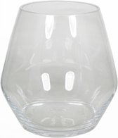 Glazen vaas/vazen Teca 14 liter met smalle hals 25 x 25 cm - Bloemenvazen van glas