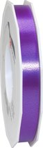 1x XL Hobby/decoratie paarse satijnen sierlinten 1,5 cm/15 mm x 91 meter- Luxe kwaliteit - Cadeaulint satijnlint/ribbon