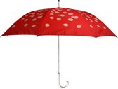 Esschert Design Paraplu Vliegenzwam 120 Cm Polyester Rood