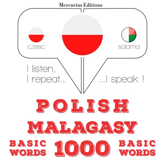 Polski - malgaski: 1000 podstawowych słów - cover