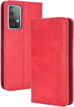 Coverup Vintage Book Case - Samsung Galaxy A52 / A52s Hoesje - Rood