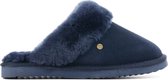 Warmbat Flurry Women Suede Dames Sloffen - Donkerblauw - Maat 43