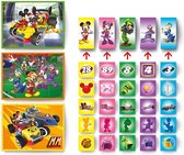 Clementoni - Puzzelblokken multispeelset - Mickey and the roadster racers - 12 blokken - Disney