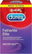 Durex - Fetherlite Elite Thinner Condoms With More Gel 18Pcs