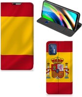 Smartphone Hoesje Motorola Moto G9 Plus Mobiel Hoesje Spaanse Vlag
