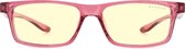 GUNNAR Gaming- en Computerbril - Kids - Cruz Kids Large (Leeftijd 8-12) - Pink Frame, Amber Tint - Blauw Licht Bril, Beeldschermbril, Blue Light Glasses, Leesbril, UV Filter