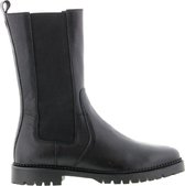 Tango | Bee 215-a PRE-ORDER black leather high chelsea boot - black sole | Maat: 40