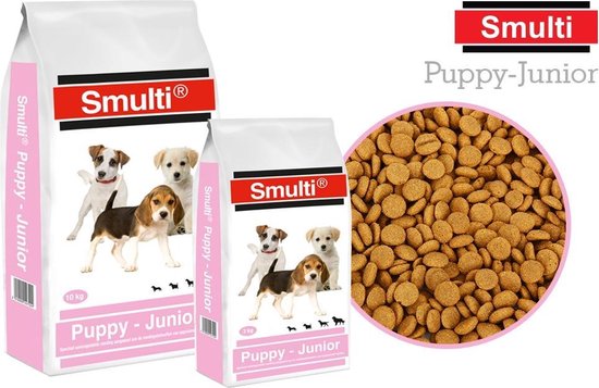 hoofdpijn Nadeel Ideaal Smulti Puppy-Junior hondenbrokken- 10kg | bol.com