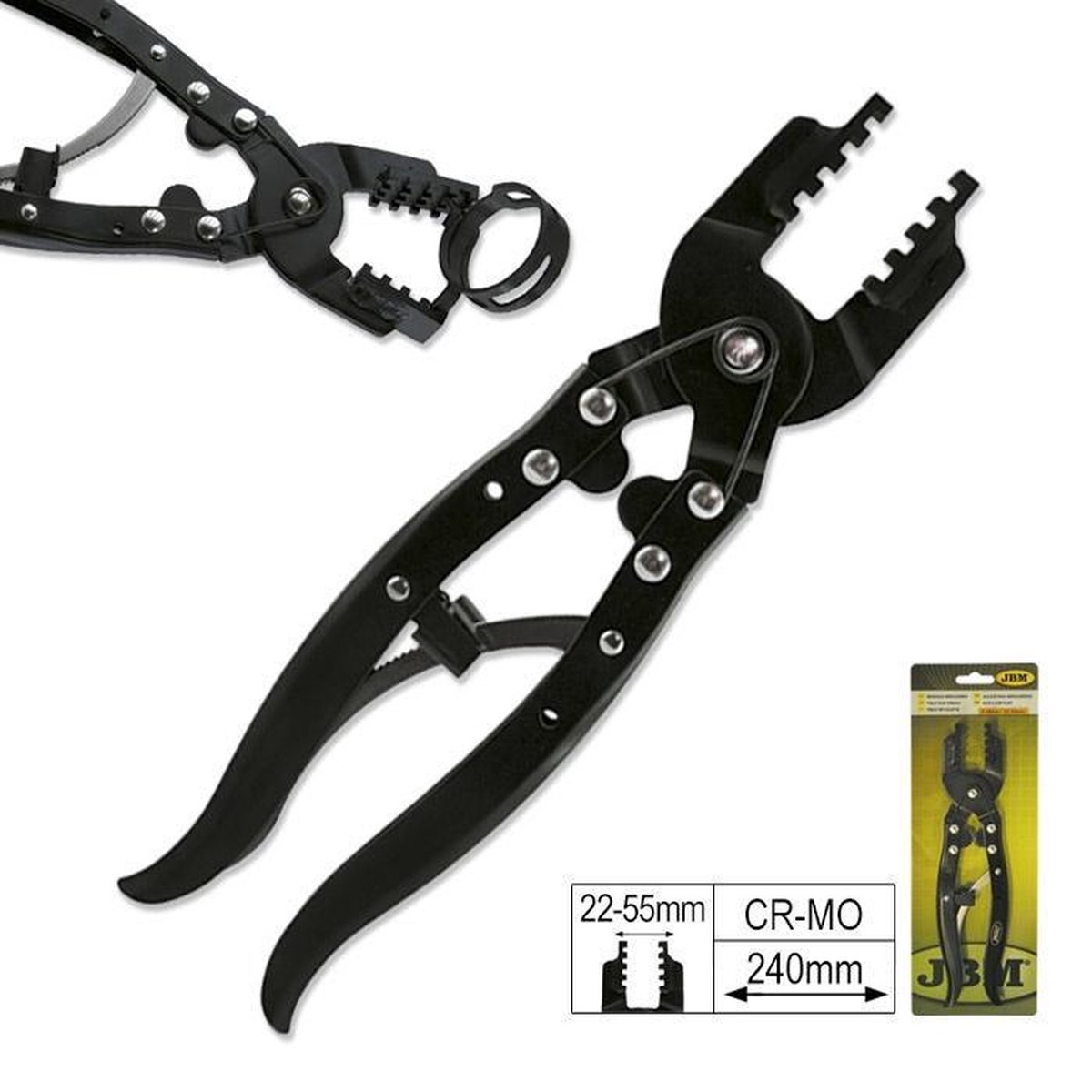 JBM Tools | Flachzange für schlauchzellen 22-25mm