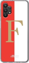 6F hoesje - geschikt voor Samsung Galaxy A32 5G -  Transparant TPU Case - Feyenoord - F #ffffff