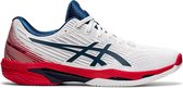 Asics Tennisschoenen Solution Speed FF Clay - Heren - Wit/blauw