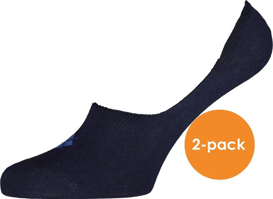 Actie 2-pack: Burlington sneaker sokken katoen (Everyday), navy