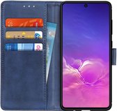 Samsung Galaxy S10 Lite Hoesje Portemonnee Blauw